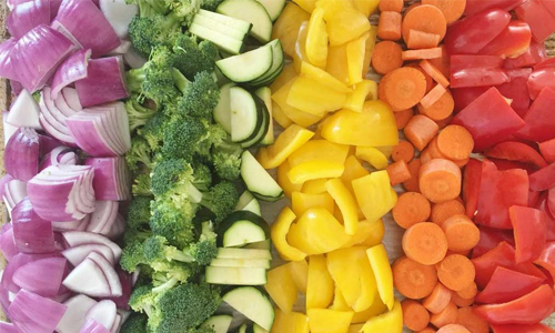PREPARED VEGETABLES AND FRUIT